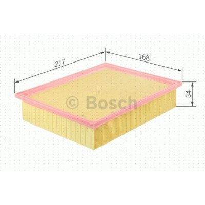 BOSCH 1 457 433 306 Vzduchový filtr (1457433306)