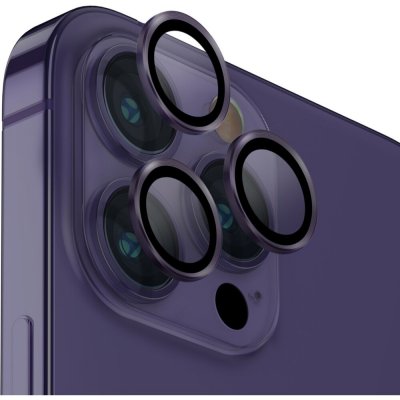 UNIQ OPTIX Camera Lens Protector iPhone 14 Pro/14 Pro Max Fig (fialové) – Zboží Mobilmania