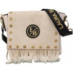 Extravagantní dámská crossbody L.B. Killey béžová – Zboží Mobilmania