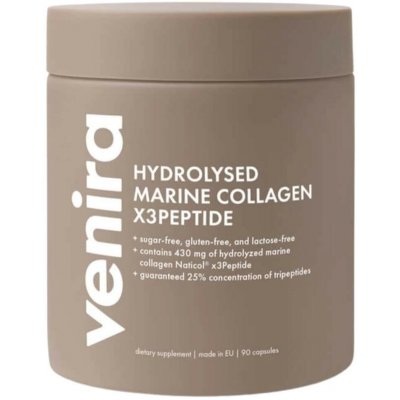 Venira hydrolyzovaný mořský kolagen x3Peptide, 90 kapslí – Hledejceny.cz