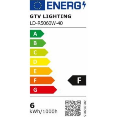 GTV LED světelný zdroj, R50, 6W, 500lm, 4000K, E14, AC175-250V, 50-60Hz, RA> 80, PF> 0,5, 120 stupňů, 52Ma LD-R5060W-40 – Zboží Mobilmania