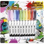 Fixy na textil Kidea 10 barev – Zboží Dáma