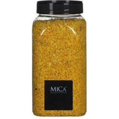 Dekorační granulát v dóze, Mica, 650 ml, žlutý – Hledejceny.cz