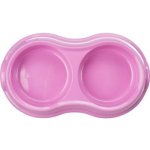 Trixie plastová dvojmiska 2 x 0,2 l 11 cm – Sleviste.cz