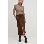 Pepe Jeans CISSY midi sukně PL901153 hnědá – Zboží Dáma