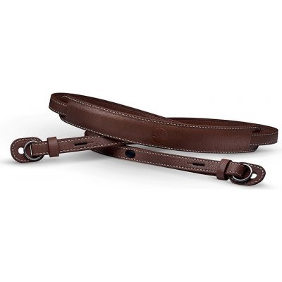 LEICA Leather Carrying Strap vintage brown 18764 – Zboží Mobilmania