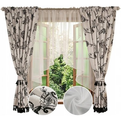 Klasická voálová záclona 400 cm x 150 – Hledejceny.cz