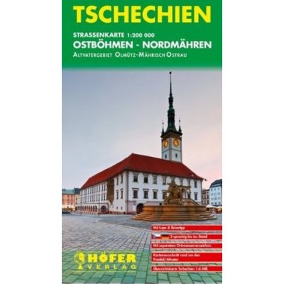 Höfer Straßenkarte Tschechien, Ostböhmen - Nordmähren - Höfer, Lars – Sleviste.cz