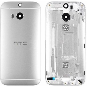 Kryt HTC One M8 zadní stříbrný