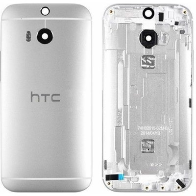 Kryt HTC One M8 zadní stříbrný – Zboží Mobilmania