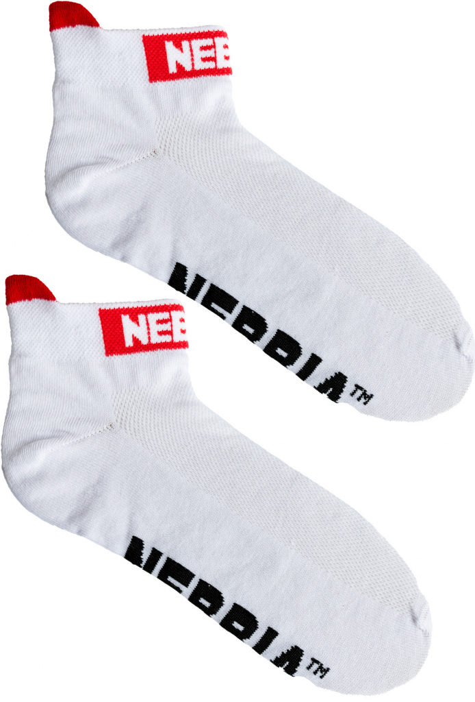 Nebbia Smash It členkové ponožky 102 Bílá