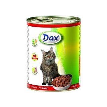 Dax kousky Cat HOVĚZÍ 415 g