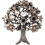 1patro brož strom štěstí s krystaly BRBI0028 bižuterie – Zboží Dáma
