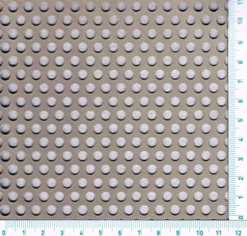 Děrovaný plech hliníkový Rv 5-8, formát 2,0 x 1000 x 2000 mm