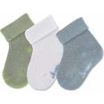 STERNTALER Dětské ponožky z bambusové viskózy kojenecké 3 páry zelena Stertnataler Velikost: – Zboží Mobilmania
