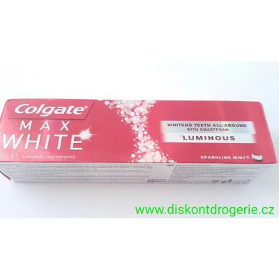 Colgate ZP Max White One Luminous 75 ml – Zboží Mobilmania