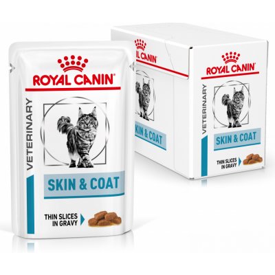 Royal Canin VD Cat Skin & Coat 12 x 85 g – Zboží Mobilmania