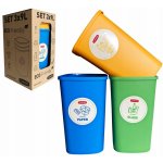 CURVER ECO Friendly 02173-999 3 x 9 l Set košů na tříděný odpad – Hledejceny.cz