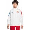 Dětská sportovní bunda Nike dětská bunda FC Barcelona 23/24 Repel Academy AWF bílá