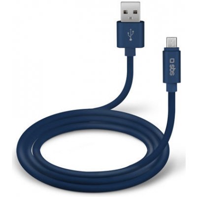 SBS TECABLPOLOMICUSBB microUSB, 1M, modrý – Zbozi.Blesk.cz