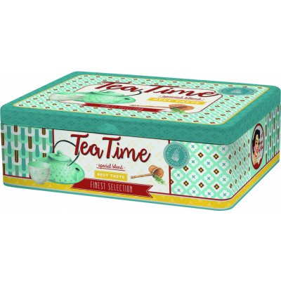 Easy Life Plechová na čajové sáčky Teatime IDR0079-TEIE – Zboží Mobilmania