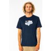 Pánské Tričko Rip Curl KLAXON TEE Navy