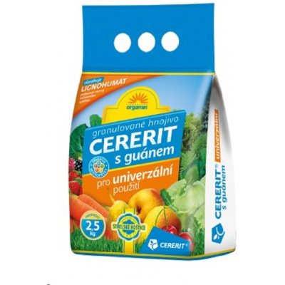 Forestina ORGAMIN Cererit s guánem a lignogumátem univerzální použití 2,5kg – Zbozi.Blesk.cz