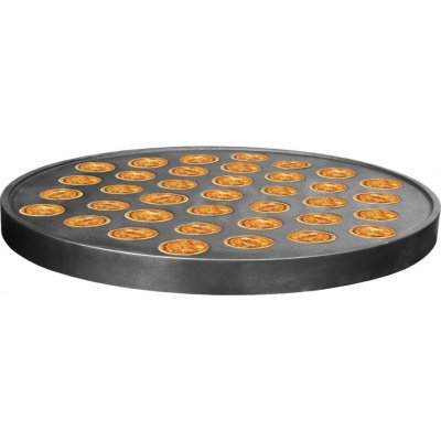 G.Gastro Pečicí plotna na crêpes - 400x400x40 mm - nerezová ocel | pro mini crêpes - kompatibilní s CGOM5 - D9783751 – Hledejceny.cz
