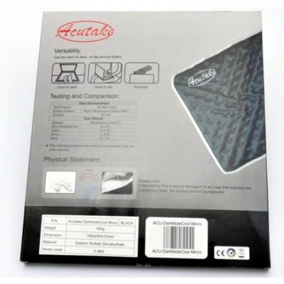 ACUTAKE ACU-DarkNoteCool Micro180*280mm (new technology notebook pad) – Hledejceny.cz