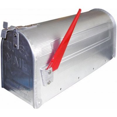 DEMA Hliníková americká poštovní schránka, stříbrná 40757D – Zboží Mobilmania