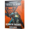 Příslušenství ke společenským hrám GW Warhammer Kill Team Hernkyn Yaegirs Datacards