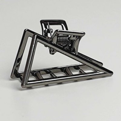 Malý kovový skřipec do vlasů - hematit – Zboží Dáma Malý kovový skřipec do vlasů - hematit – Zboží Dáma