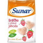 SUNÁREK Dětský snack jahodová srdíčka 50 g – Zbozi.Blesk.cz