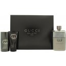 Kosmetická sada Gucci Guilty Pour Homme EDT 90 ml + sprchový gel 50 ml + balzám po holení 75 ml dárková sada