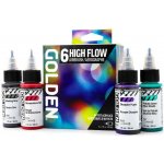 Golden High Flow Airbrush Transparent set akrylových barev 6 x 30 ml – Zboží Dáma