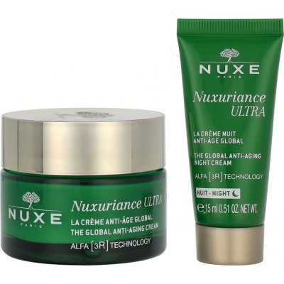 Nuxe Nuxuriance Nuxe Nuxuriance Ultra denní revitalizační krém 50 ml + Nuxe Nuxuriance Ultra noční krém pro regeneraci a obnovu pleti 15 ml dárková sada – Zboží Dáma