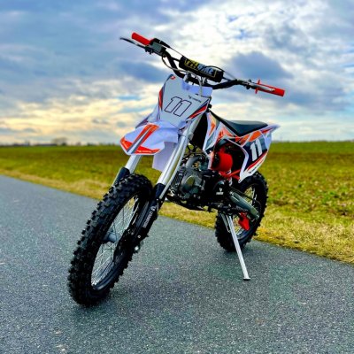 Pitbike Leramotors Shark 125ccm 4T 17/14 oranžová – Hledejceny.cz