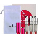 Travalo Classic HD Hot Pink plnitelný rozprašovač parfémů 3 x 5 ml + semišový váček dárková sada – Zbozi.Blesk.cz
