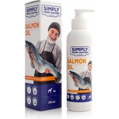 Simply from nature Salmon oil Lososový olej 250 ml – Hledejceny.cz