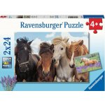 Ravensburger 051489 Fotky koní 2x24 dílků – Zboží Mobilmania
