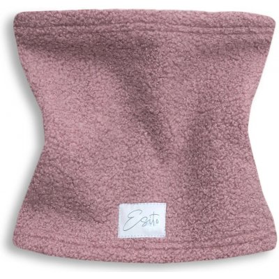 ESITO | Zimní nákrčník Teddy fleece double Cyclamen pink růžová – Zboží Dáma