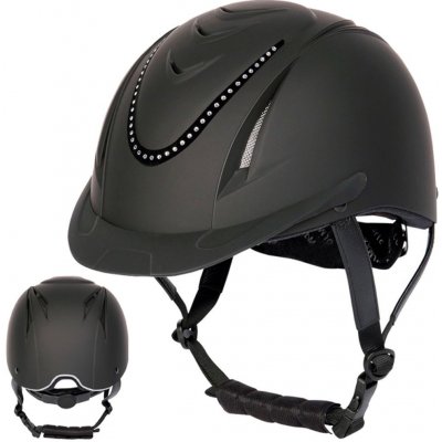 Harry's Horse Jezdecká helma Chinook Crystal černá – Zboží Mobilmania