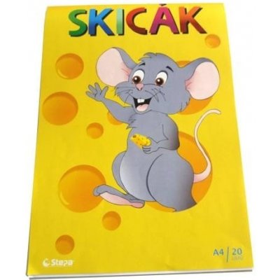Skicák A4 180 g/m2 20 listů – Zboží Dáma Skicák A4 180 g/m2 20 listů – Zboží Dáma