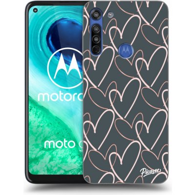 Pouzdro Picasee silikonové Motorola Moto G8 - Lots of love čiré – Zboží Mobilmania