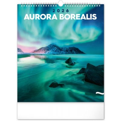 nástěnný Polární záře 30 x 34 cm 2026 – Hledejceny.cz
