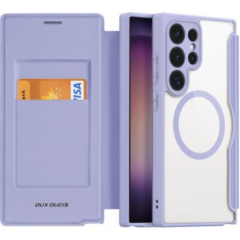 DUX X PRO Zaklápěcí s MagSafe Samsung Galaxy S24 Ultra 5G fialové