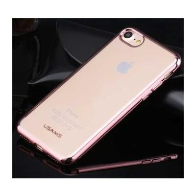 Pouzdro USAMS Kim TPU Apple iPhone 7 8 SE2 růžové rámeček