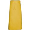 Zástěra Link Kitchen Wear Bistro zástěra X995 Yellow 100 x 100 cm