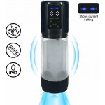 Shots Toys PUMP UltraLift Automatic Waterproof Masturbator Pump Gun Metal - vibrační vakuová pumpa – Sleviste.cz