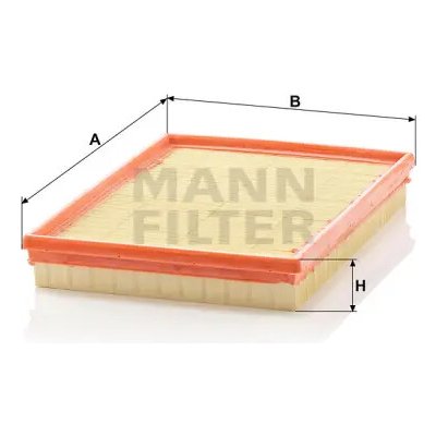 MANN FILTER Vzduchový filtr C 2880 – Hledejceny.cz